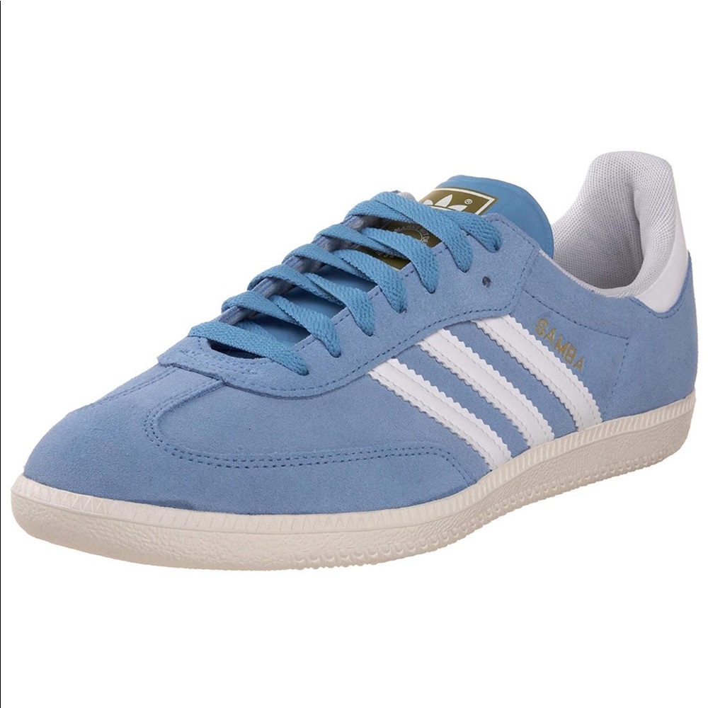 Carolina Blue Adidas Originals Samba Sneakers